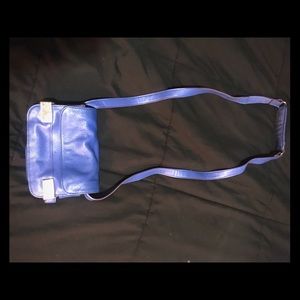 French Connection Indigo Leather Crossbody